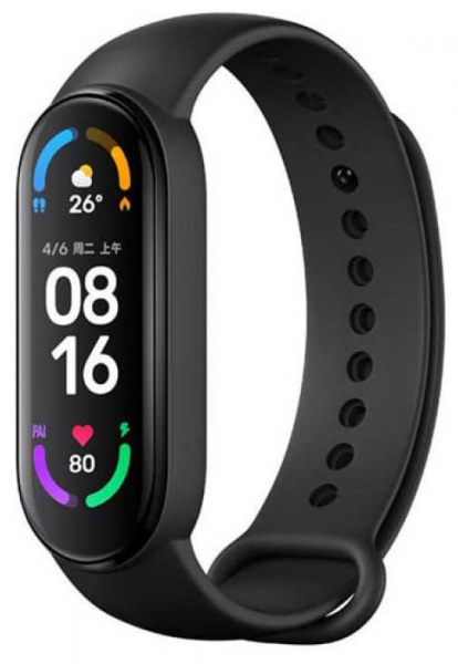 Фитнес браслет Xiaomi Mi Band 6, черный фото 2